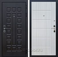 Входная металлическая дверь Сенатор 3К с замком Cisa ФЛ-102 (Венге / Сандал белый)