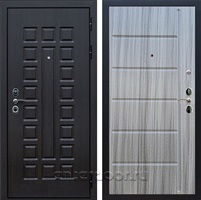 Входная металлическая дверь Сенатор 3К с замком Cisa ФЛ-102 (Венге / Сандал серый)
