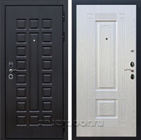 Входная металлическая дверь Сенатор 3К с замком Cisa ФЛ-2 (Венге / Лиственница беж)