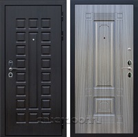 Входная металлическая дверь Сенатор 3К с замком Cisa ФЛ-2 (Венге / Сандал серый)
