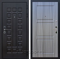 Входная металлическая дверь Сенатор 3К с замком Cisa ФЛ-3 (Венге / Сандал серый)
