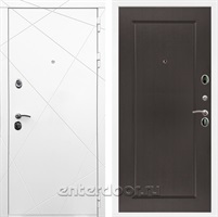 Входная металлическая дверь Армада 13 ФЛ-119 (Белый матовый / Венге)