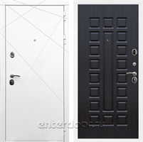 Входная металлическая дверь Армада 13 ФЛ-183 (Белый матовый / Венге)