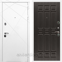 Входная дверь Армада Лофт ФЛ-33 (Белый матовый / Венге)