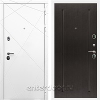 Входная дверь Армада Лофт ФЛ-68 (Белый матовый / Венге)