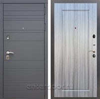 Входная дверь Армада Италия ФЛ-119 (Графит софт / Сандал серый)