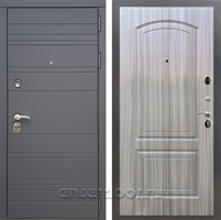 Входная дверь Армада Италия ФЛ-138 (Графит софт / Сандал серый)