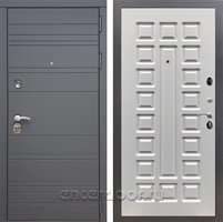 Входная металлическая дверь Армада 14 ФЛ-183 (Графит софт / Белый ясень)