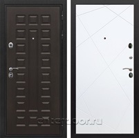 Входная металлическая дверь Армада Триумф 3К ФЛ-291 (Венге / Белый матовый)