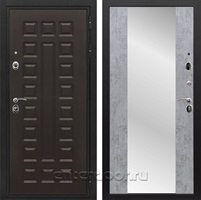 Входная металлическая дверь Армада Триумф 3К с зеркалом СБ-16 (Венге / Бетон темный)