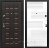 Входная металлическая дверь Армада Триумф 3К ФЛ-185 (Венге / Белый матовый)
