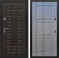 Входная металлическая дверь Армада Триумф 3К ФЛ-3 (Венге / Сандал серый)