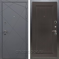 Входная дверь Армада Лофт ФЛ-119 (Графит софт / Венге)