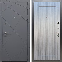 Входная дверь Лофт ФЛ-119 (Графит софт / Сандал серый) 23572