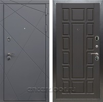 Входная дверь Армада Лофт ФЛ-244 (Графит софт / Венге)