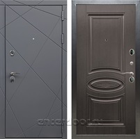 Входная дверь Армада Лофт ФЛ-181 (Графит софт / Венге)