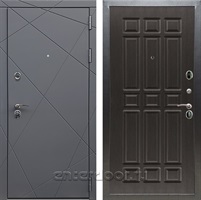 Входная дверь Армада Лофт ФЛ-33 (Графит софт / Венге)