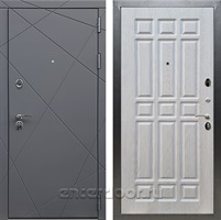 Входная дверь Армада Лофт ФЛ-33 (Графит софт / Лиственница беж)