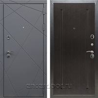 Входная дверь Армада Лофт ФЛ-68 (Графит софт / Венге)