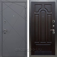 Входная дверь Армада Лофт ФЛ-58 (Графит софт / Венге)