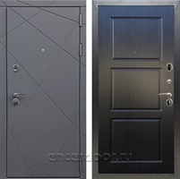 Входная дверь Армада Лофт ФЛ-3 (Графит софт / Венге)