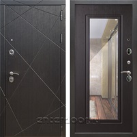Входная дверь Армада Лофт с зеркалом ФЛЗ-120 (Венге / Венге)
