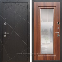 Входная дверь Армада Лофт с зеркалом ФЛЗ-120 (Венге / Берёза мореная)