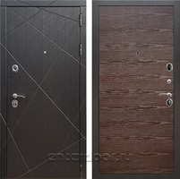 Входная металлическая дверь Армада 13 Гладкая (Венге / Венге поперечный)