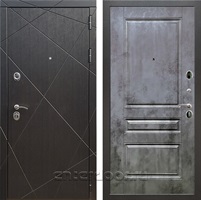 Входная металлическая дверь Армада 13 ФЛ-243 (Венге / Бетон темный)
