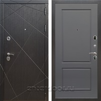 Входная металлическая дверь Армада 13 ФЛ-117 (Венге / Графит софт)