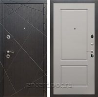 Входная металлическая дверь Армада 13 ФЛ-117 (Венге / Грей софт)