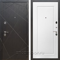 Входная металлическая дверь Армада 13 ФЛ-119 (Венге / Белый ясень)