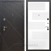Входная металлическая дверь Армада 13 ФЛ-185 (Венге / Белый матовый)