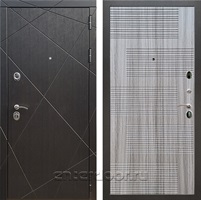 Входная дверь Армада Лофт ФЛ-185 (Венге / Сандал серый)