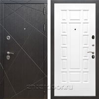 Входная дверь Армада Лофт ФЛ-244 (Венге / Белый матовый)