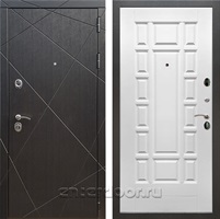 Входная дверь Армада Лофт ФЛ-244 (Венге / Белый ясень)