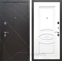 Входная дверь Армада Лофт ФЛ-181 (Венге / Белый матовый)