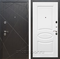 Входная дверь Армада Лофт ФЛ-181 (Венге / Белый ясень)