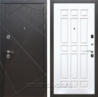 Входная дверь Армада Лофт ФЛ-33 (Венге / Белый матовый)