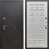 Входная дверь Армада Лофт ФЛ-183 (Венге / Белый ясень)