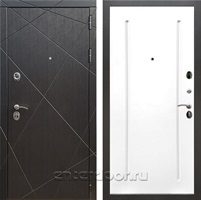 Входная дверь Армада Лофт ФЛ-68 (Венге / Белый матовый)