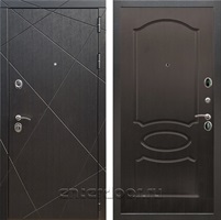 Входная дверь Армада Лофт ФЛ-128 (Венге / Венге)