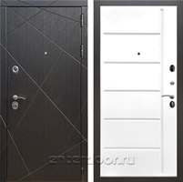 Входная дверь Армада Лофт ФЛ-102 (Венге / Белый матовый)