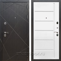 Входная дверь Армада Лофт ФЛ-102 (Венге / Белый ясень)