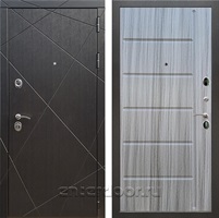 Входная дверь Армада Лофт ФЛ-102 (Венге / Сандал серый)
