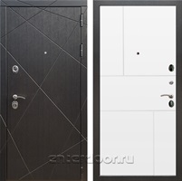Входная дверь Армада Лофт ФЛ-290 (Венге / Белый матовый)