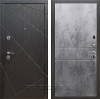 Входная дверь Армада Лофт ФЛ-290 (Венге / Бетон тёмный)
