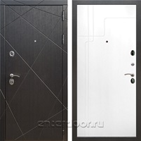 Входная дверь Армада Лофт ФЛ-246 (Венге / Белый ясень)