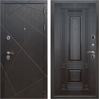 Входная дверь Лофт ФЛ-2 (Венге / Венге) для установки в квартиру 17779