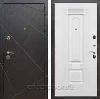 Входная дверь Армада Лофт ФЛ-2 (Венге / Белый ясень)